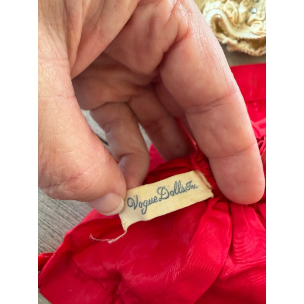 Vintage Vogue Ginny Doll Clothes Accessories Lot 1950s Dresses Skirts Tagged - Picture 6 of 6